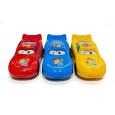 Carrinho Infantil Funny Car Colorido com Rodinhas – Brinquedo de Plástico Sortido 1 Unidade
