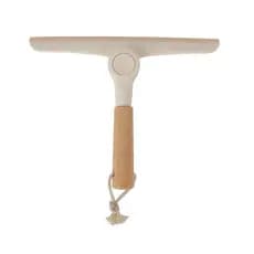 Rodo de Pia Dobrável com Cabo de Bambu Oikos Rodinho Off White Bege