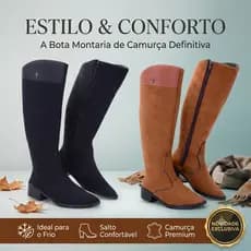 Botina Texana Country para Mulheres - Elegância e Qualidade bota cano alto