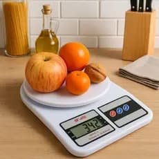 Balança Digital de Cozinha 10kg Alta Precisão Com Pilha LCD