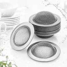 Ralo Pia Cozinha Inox 5cm Anti Entupimento Filtro De Resíduos Aço Inoxidável