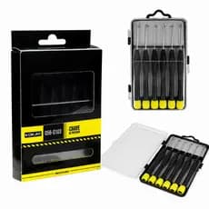 Kit Chave de Precisão 6 Peças Fenda e Phillips Para Celular Notebook Relógio Reparo Eletrônicos