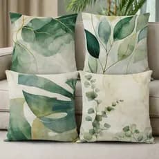 Kit 04 Capas de Almofada Decorativas Digital Várias Estampas