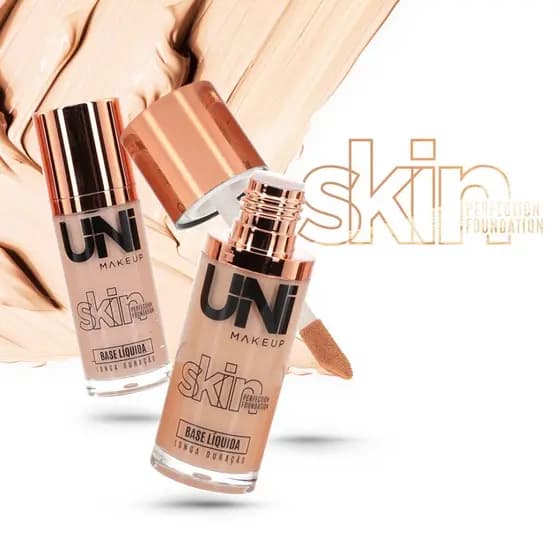 Base Líquida Skin Perfection Foundation Toque Seco Unimakeup