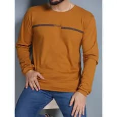 Camiseta manga longa masculino camisa blusa sem capuz basico estampada