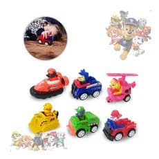 Kit Patrulha Canina Carrinhos Brinquedos Corrida Infantil Criança Presente 3 ou 6 ou Pista + 3 ou 6