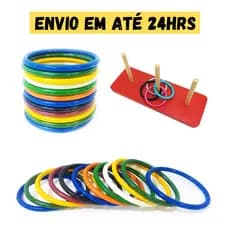 Argola De Festa Junina Jogo São João Quermesse Pinos Brinquedo Infantil Pedro Arrail Arrail
