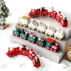 Trem De Brinquedo Decoração Natalina Trem De Natal Enfeite