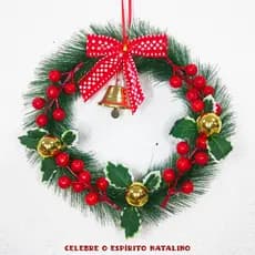 Enfeite De Porta Apartamento Casa Guirlanda Natal Decorativa Natalino
