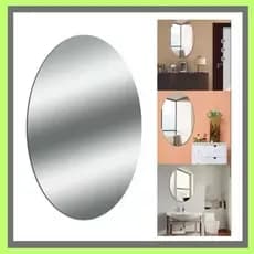 Espelho Decorativo Acrílico Oval Sua Casa Mais Bonita Espelho 30x20