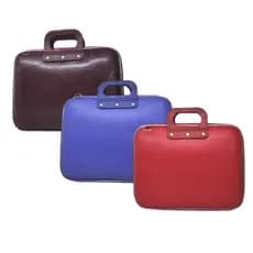 Bolsa Pasta Executiva Maleta Couro Sintético Com Alça Comprida Para Carregar Notebook E Documentos 14´´Polegadas