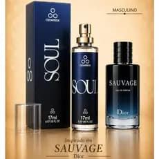 Perfume Masculino Soul /Perfume Ozonteck 17Ml/ Alta fixação/ Família Olfativa amadeirado