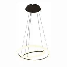 Pendente Space Orbital Double Preto 39W 3000K LLUMM
