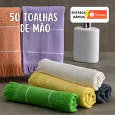 Kit 50 Toalhinhas Com Franja Mão Social ArtesanaTo Escolar Boca Lancheira Bordado Laune Haus