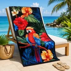 Toalha de Praia Gigante com Estampa Sublimada - 80cm x 180cm Laune Haus