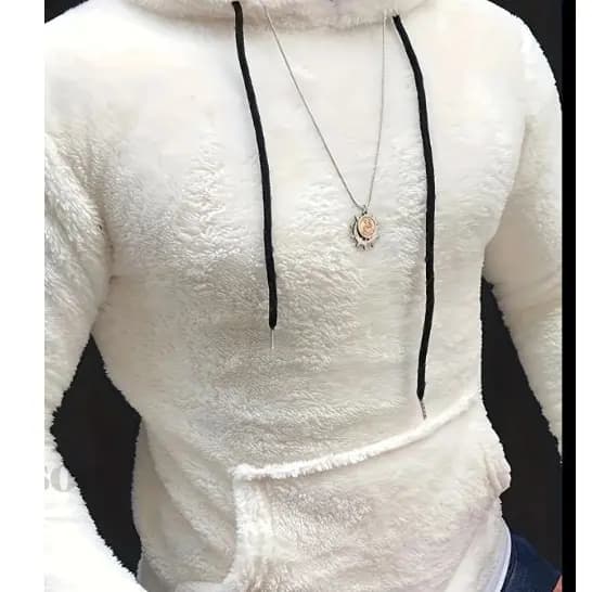 Blusão Teddy Canguru  Masculino Sherpa