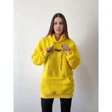 Blusa Feminina Canguru Casaco Teddy Moda Unissex