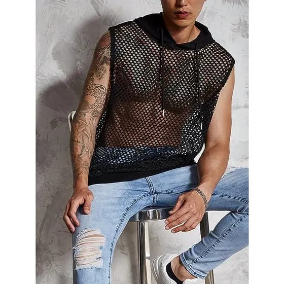 Promoção Regata star masculina  em tela arrastao premiun