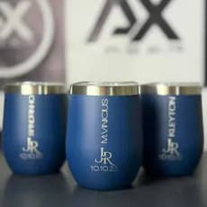 Kit 18 Copos cuia térmico personalizado a laser