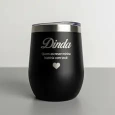 Copo Cuia Térmico 360ml Personalizado a Laser – Nome, Logo ou Time