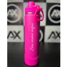 Garrafa de Aço Inox Premium 800ml – Personalizada com Nome, Símbolo ou Time
