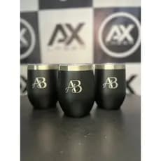 Kit 70 Copo térmico 360ml personalizado a laser para festas, eventos, casamentos e brindes