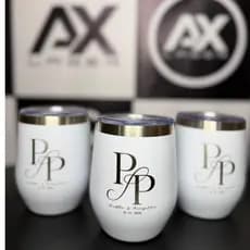 Kit 80 Copos cuia térmico personalizado a laser 360ml