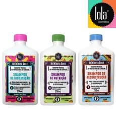 Kit Shampoo Cronograma Be(m)dita Ghee Lola Cosmetics - 03 ITENS