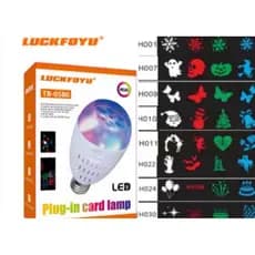 ￼Projeção Girando Stage Lâmpada Plugin Card Disco Party Lamp Estilo