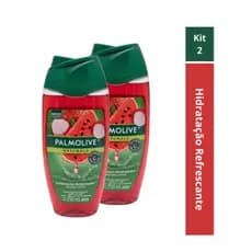 Kit 2 Sabonete Liquido Palmolive Melancia E Lichia 250ml