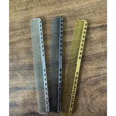 Pente de Aluminio Ferro Para Corte de Cabelo Barbeiro  Cabelereiro  (21cm)