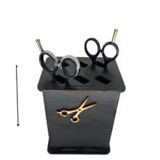 Suporte de Tesoura Barbearia Barbeiro em MDF -  6 Tesouras