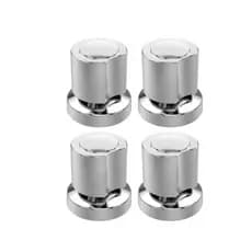 Kit 4 Pçs -Acabamento C40 Luxo Para Registro Chuveiro 1/2 ou 3/4 Polegadas Metal Pressão Gaveta Banheiro (PADRÃO DECA)