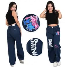Calça Jeans Wide Leg Infantil Juvenil  Larguinha Tendência