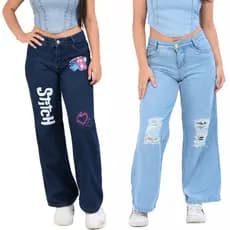 Calça Jeans Wide Leg Juvenil Menina – Moda Infantil Verão Conforto e Estilo