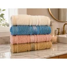 Kit 2 Toalhas Banhão Siena 100% Algodão Grande 75x150 Macia Alta Absorção Premium