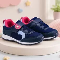 Tênis Infantil Feminino Casual De Coração Com Confortável