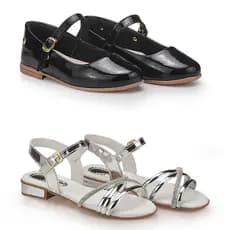 Sandália + Spatilha Infantil Menina Kit 2 Pares Tem Shoes
