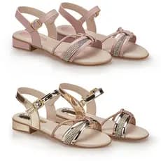 Sandália Infantil Menina Kit 2 Pares  Conforto e Estilo Tem Shoes