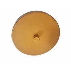Canopla Base Tampa Cega Redonda 11cm Com Travessa E Niple para acabamento teto luminária pendente lustre decoração  teto