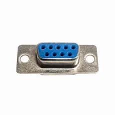 Kit 10 Peças - Conector Db9 Fêmea Solda Fio Rs232 Serial