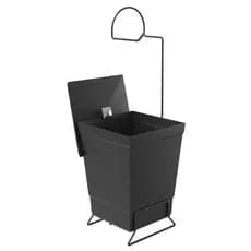 Lixeira Para Banheiro 6,5 Litros Acompanha Suporte Para Papel higiênico Oferta Especial!