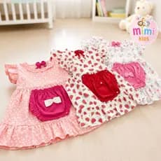 Roupa Infantil Menina Kit 3 Peças Conjunto Feminino Criança Pronta Entrega 0 a 4 Meses Sortidas