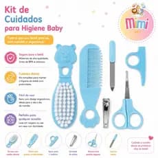 Kit Higiene Infantil Cuidados Bebê Recém Nascido 6 Peças Menino Menina