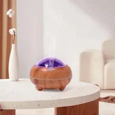 Umidificador de Ar 300ml Difusor de Aromas com Luz 360° Aromaterapia LED Silencioso
