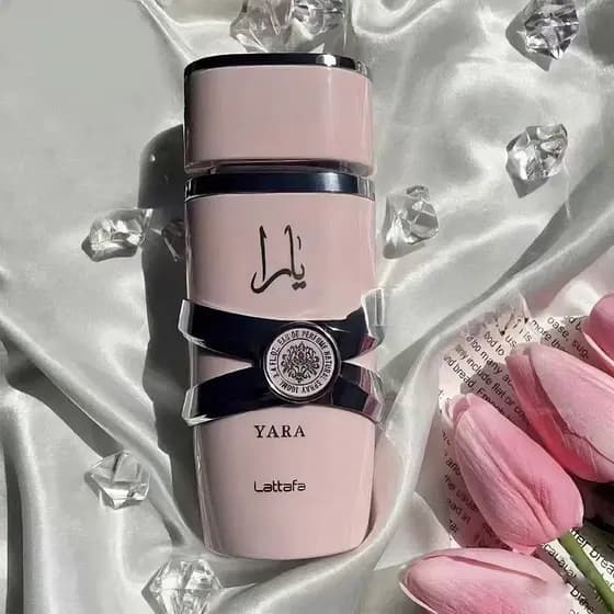 Perfume Árabe Lattafa Yara Rosa Feminino Original produto genuíno 100ML