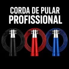 Corda de Pular Aço Crossfit 3M Rolamento Speed Profissional Corda Crossfit Entrega Rápida