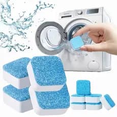 Kit pastilhas limpa maquina de lavar 8,10,12 uni-  Remove mau cheiro e higieniza o tambor