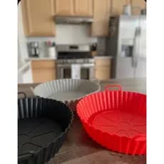 Forma de silicone Air fryer com alça