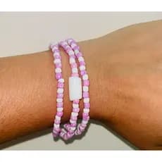Guia de Pulso, Nanã, umbanda, pulseira religiosa, proteção espiritual, umbanda